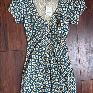 Free People Geometric Patterned Dress